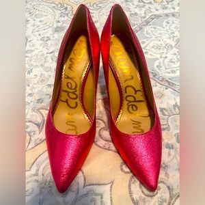Sam Edelman metallic pink heels